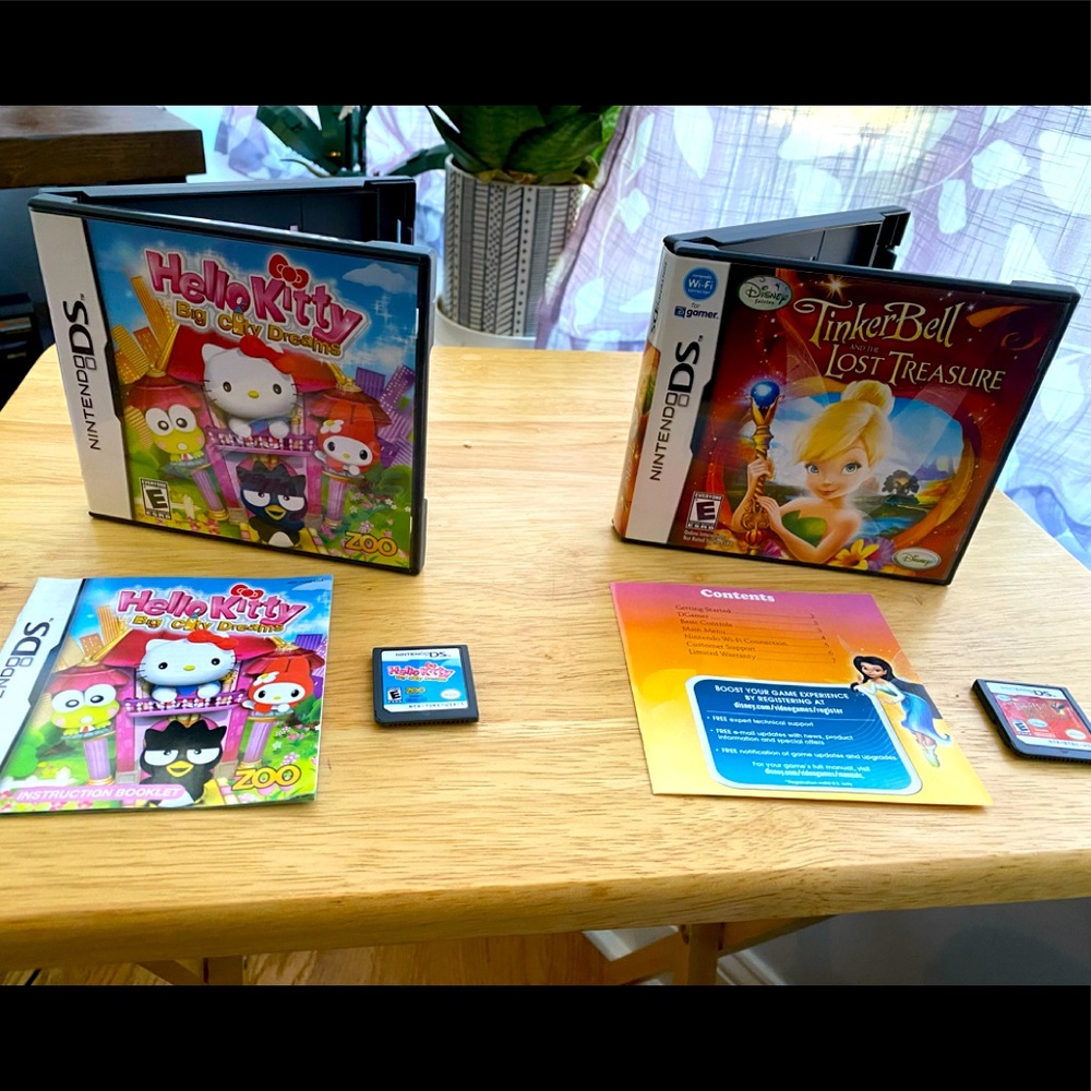 Play with both Tink and Hello Kitty!